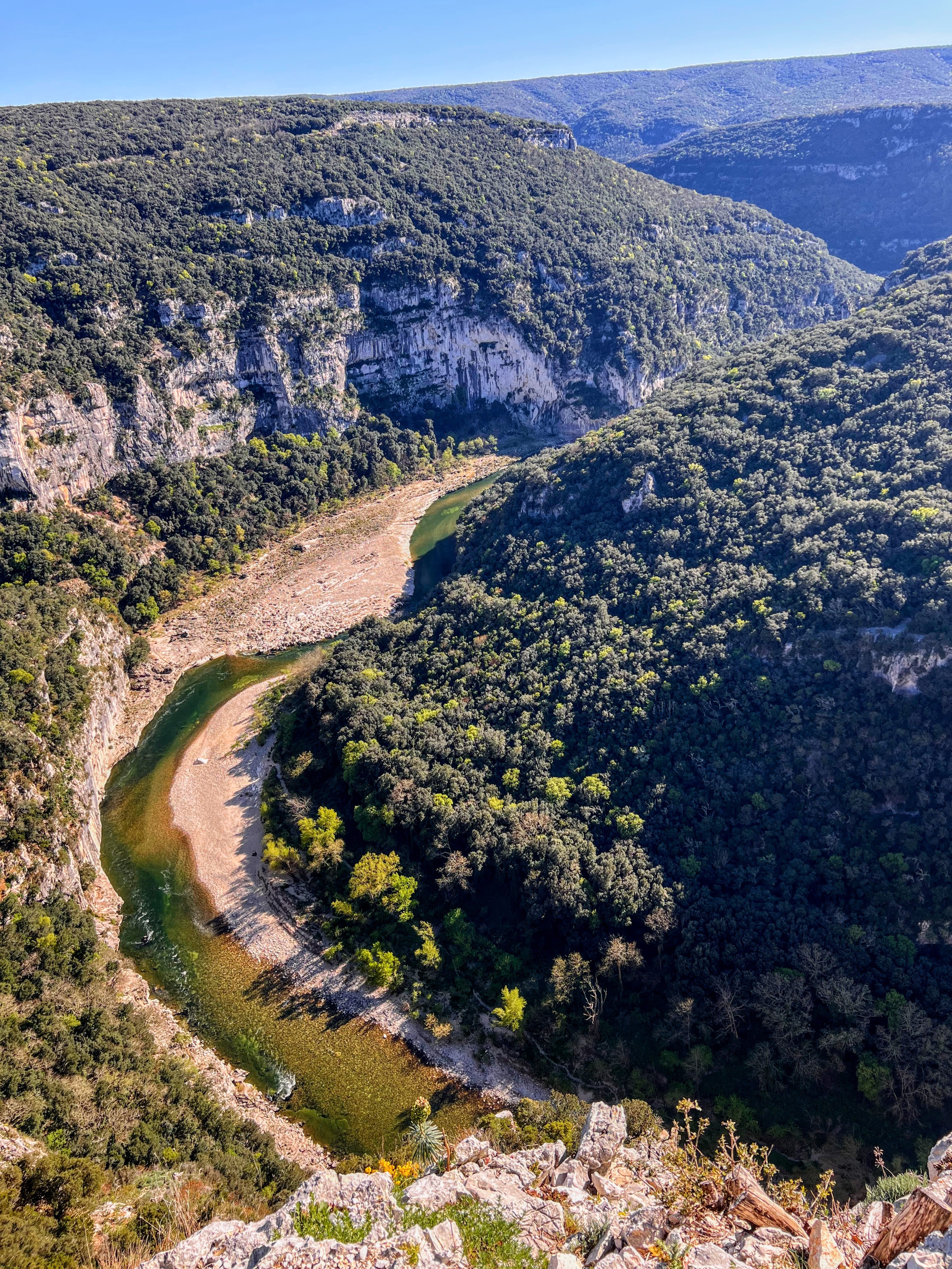 Gorges de l'Ardèche, proche du Gîte Le Marquet à Viviers